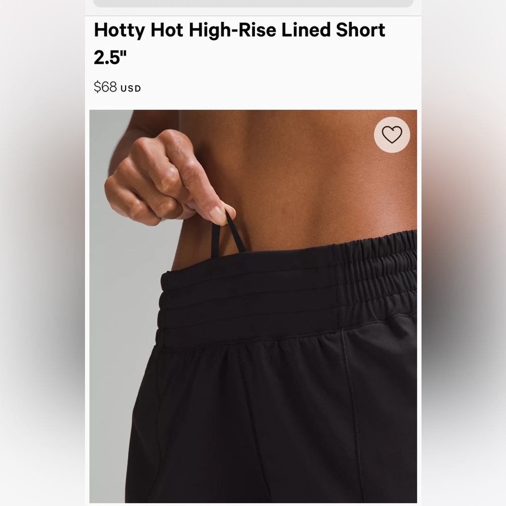 Lululemon 3 Pairs of Hotty Hot High-Rise Lined Short 2.5"  EUC